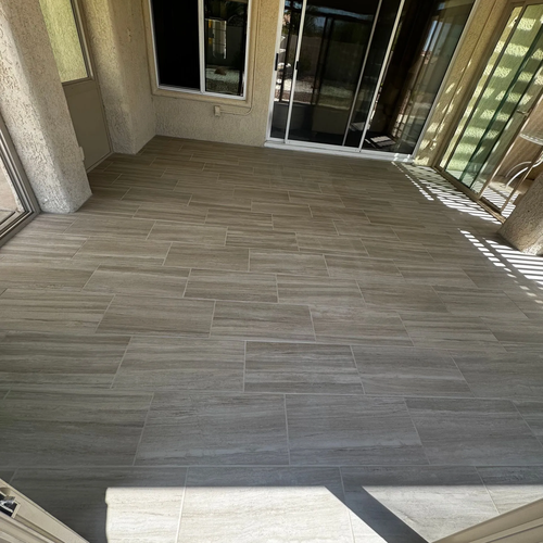 LVT flooring in a family home