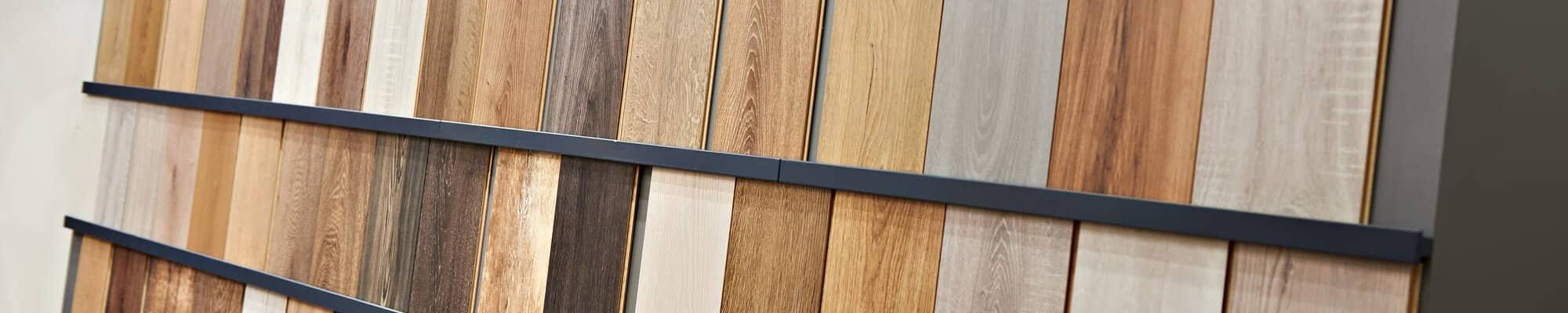 Flooring samples in a Las Vegas flooring showroom