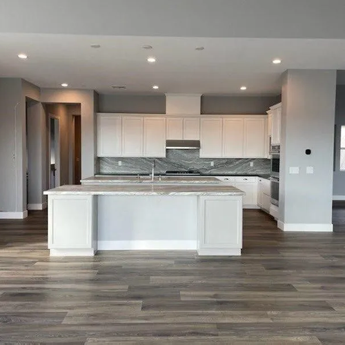 Nevada home with LVP flooring in a kitchen