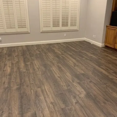 Wood look flooring by Affordable Flooring